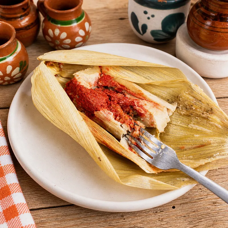 Tamal de rajas de jalapeño con queso adobera, Kilotzin