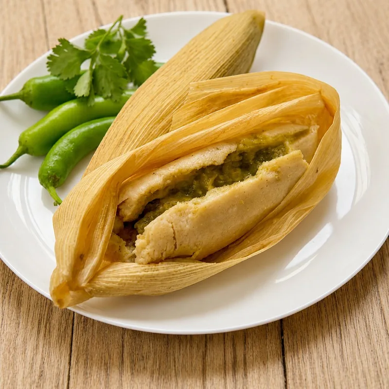 Tamal de salsa verde con pollo, Kilotzin Coyoacán
